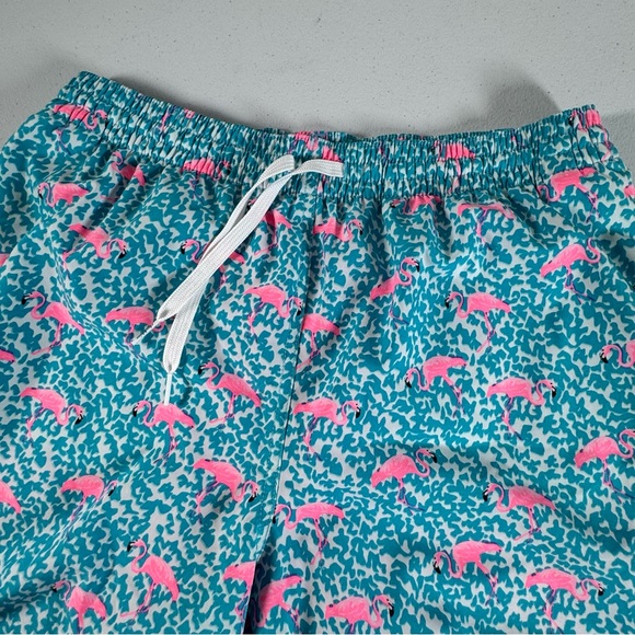 Chubbies The Domingos Are For Flamingos Lined Classic Swim Trunk Lined Size L - Picture 3 of 10